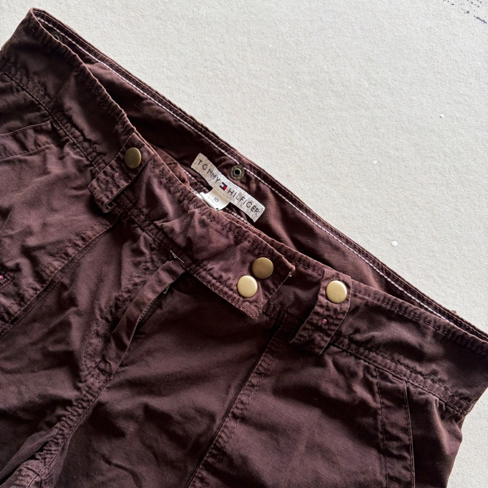 Y2K Low Rise Baggy Grail Tommy Hilfiger Cargo Pants